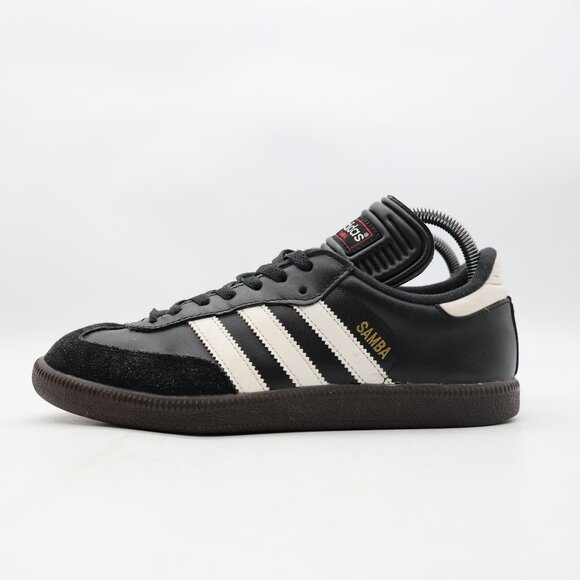 Adidas Samba Classic Low Black Men's Size 7 Running Walking Sneakers 034563 - Picture 4 of 11
